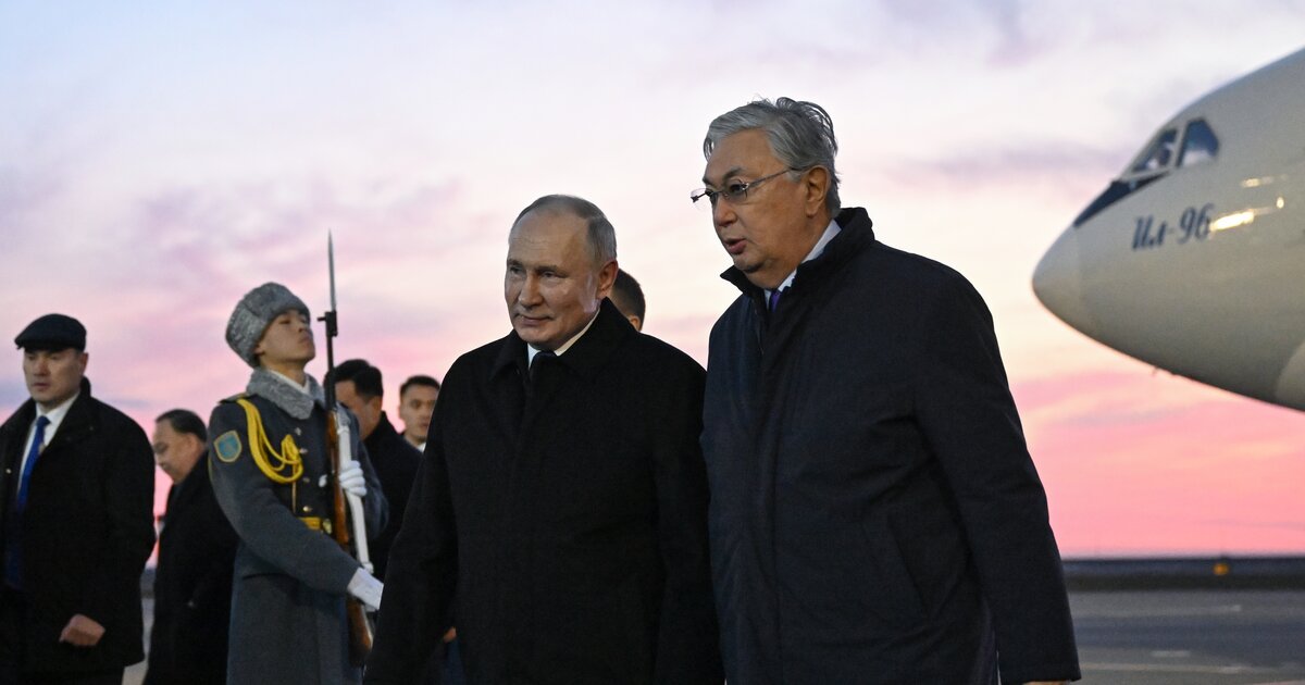 Владимир Путин прилетел в Казахстан с официальным визитом