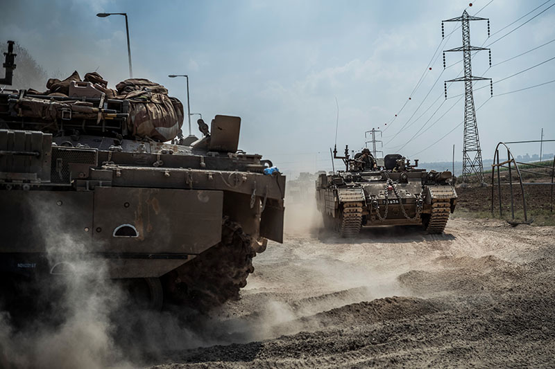 Израильские танки заметили на окраине Газы 