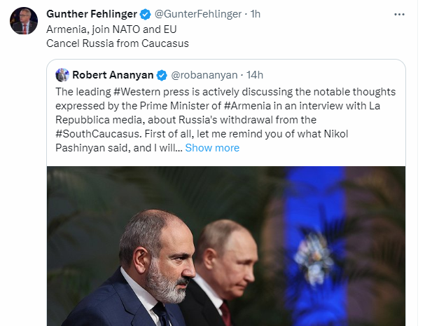 Армению призвали вступить в НАТО