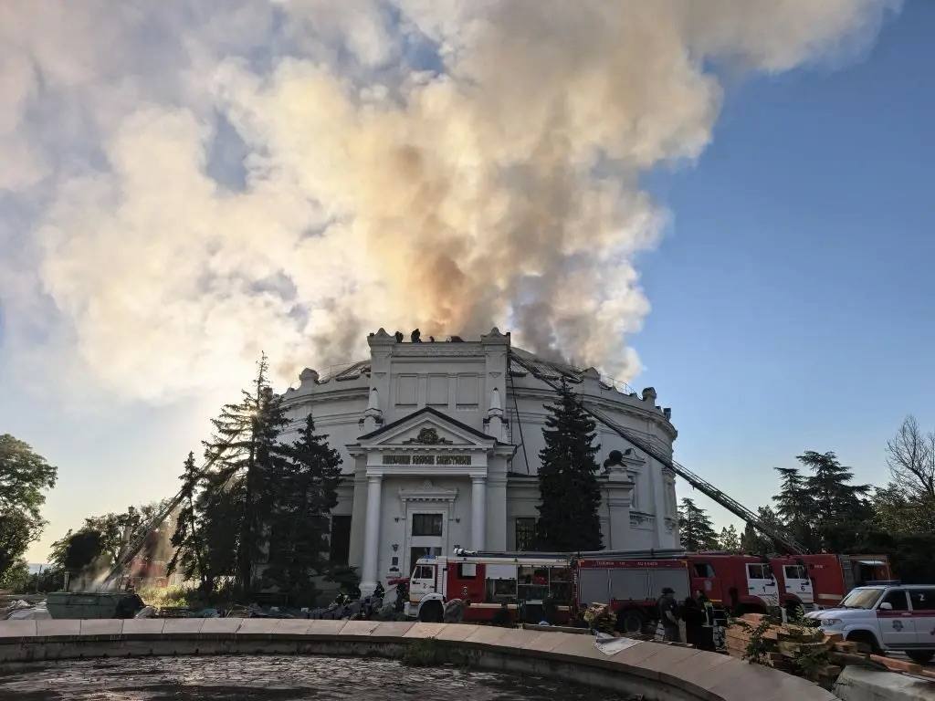 Украинские дроны уничтожили Панораму «Оборона Севастополя» в Крыму