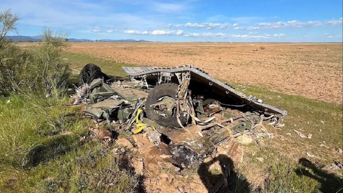 Военные НАТО разбили боевую машину за 600 тысяч евро при десантировании